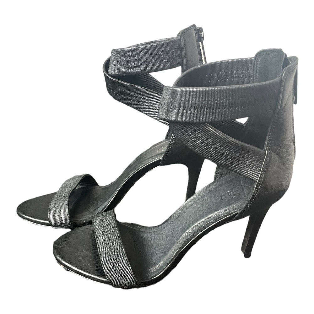 Joie, Elaine, black sandal heel, EUC - Picture 4 of 12